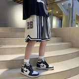 4Xl Hip Hop Casual Shorts Women American Retro Sports Pants Couple Streetwear Embroidery Basketball Loose Short Pants