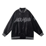 Jacket Women Windbreaker Coat Patch Designs Harajuku Loose Bomber Streetwear Casual Basic Coat Oversize Short Jacket