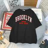 Summer Women Tshirts Casual USA Area Printed Tops Tee Female T Shirt Short Sleeve T Shirt Plus Size Streetwear T