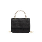 Straw Pearl Cross Body BagOutfit