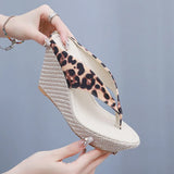 Cm Bohemian Beach Sandals Thick Soles Heel Clipper Waterproof Table Word Toe