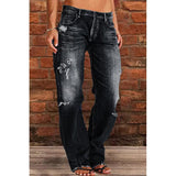 Wish Ladies Jeans Slimming Water Wash Thorn Trousers Trousers