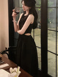 Women Sexy Elegent Party White Midi Dress 2023 Female Fashion Slim Clothes Vestidos Lady Prom