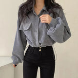 Academia Cropped Corduroy