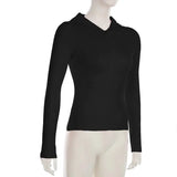 Solid Zipper Hoddie Sports Yoga Top-Outfit