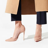 Women Pumps Thin Heels Shoes Pointed Toe Sexy High Heel Shoes Stiletto Ladies Nude 10cm plus size QP051