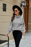 Coat 2022 Autumn Winter New Korean Version Fashion Street Style Long-sleeved Turtleneck Pullover Knitwear Sweater
