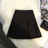 Skirt Women's Large Size 100-Fold Skirt 2025 New High-Rise Slim Small Man Anti-Walking Spring, Autumn And Winter A Short