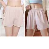 Shorts Safety Pants Women's Anti-empty Leggings Thin Home Shorts Without Curling Ice Silk Breathable Women