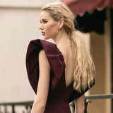 2022 New Summer Women V Neck Bandage Dress Sexy Backless Sleeveless Midi Club Celebrity Evening Party Dresses