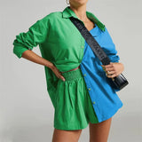 Casual Two Piece Sets Womens Outifits Shorts Fashion Set of Pants and Blouse Solid Color Cardigans Y2k Tracksuit