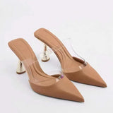 ZARZ Summer Sandals Women 2022 Luxury Brand New Cross Leather Fashion Square Toe High Heel Muller Sandals Slippers Woman