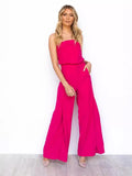 Zingj Summer Casual Fashion Solid Color Suit One Line Shoulder-Wrapped Chest