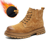 Zingj Boots Casual Desert Work Boots Men Fashion
