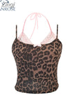 Women's Lace Patchwork Camisole Crop Top Vintage Y2k Summer Fashion Streetwear Tank Top Female Sexy Sleeveless Off Shoulder