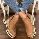 Shoes Women 2022 Autumn Black Platform Boots Women Zipper Wedge Booties Size 43 Heeled Ankle Boots Botas De