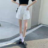 Waist Shorts Women Workout Design All-match Leisure Loose Students Ulzzang Cozy Solid Summer New Arrival Mujer Simple