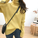 Oversize Sweater Women Autumn Winter Casual Basic Knitted Sweater Pullovers Korean Loose Jumper Streetwear