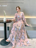 New Sling Style High-Waisted Dress Temperament Commuter National Style Dress With Inner