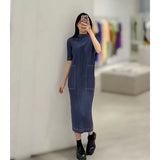 Folded Wearing Short-Sleeved Summer Design Thin Airable Short-Sized Folding