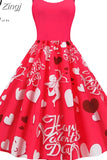 Music Note Print Women Party Dress Summer Spaghetti Strap Black Slim Vintage A-line Robe Valentine's