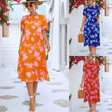 Classic Versatile Puff Sleeve Printed