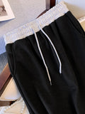 Size Autumn Winter Sweatshirt Two Piece Sets For Women Hooded Long Sleeve Fake Two Piece Tops And Drawstring Skirts Set