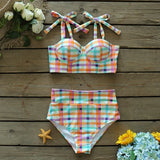 Waist Bikini Set 2021 New Arrivals Bikinis Women Swimsuit Halter Push Up Bathing Suit Beachwear Heart Belt Biquini