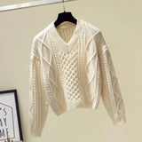 Women Autumn Winter Warm Knitted Two Pieces Sets Korean Long Sleeve Pullover Sweater Top And High Waist Skirts