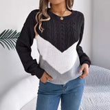 Shooting 2025 Autumn And Winter Casual Lantern Sleeve Knitted Jacket