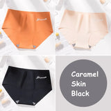 Seamless Panty Set Underwear Female Letter Comfortable Intimates Fashion Female Low-Rise Briefs Ice Silk Lingerie Drop