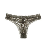 Rear Ribbon Ribbon Lace Side Trousers Low-Rise Cotton Crotch Large Size Elastic Lace