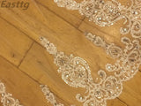 Real picture White Ivory 3.5m cathedral Long Wedding Veil Sparkling Crystal Bridal Veil Lace Wedding Accessories Metal