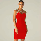 New Bandage Dress Beading Sexy Black Bodycon Summer Dress Party Club Elegant Ladies