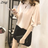 sleeve 2022 summer women's shirt blouse for women blusas womens tops and blouses chiffon shirts ladie's
