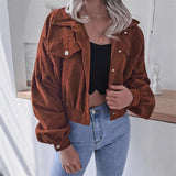 Wind Autumn And Winter Lantern Long-Sleeved Wick Casual Short Coat Jacket Exploding Women's
