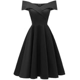 Slash Neck Formal Party Satin Dress Women Summer Solid Red Blue A-line Vestidos Office Holiday Ladies Tunic