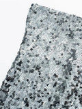 Silver Sequin Dress Woman Off Shoulder Long Dresses For Women 2023 Bodycon Glitter Dress Christmas Evening Party