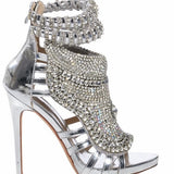Water Drill Heavy Industry Fine High Heel Size 47 Banquet High Heel Women Sandals
