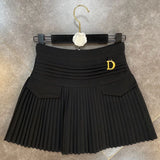 2022 Spring Summer New Arrivals High Waist Short Mini Pleated Skirt Streetwear Women