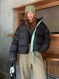 Cotton Clothes Women'S Short Winter Coat Korean Style Loose Thickened Jackets Fashion Oversize