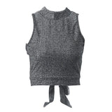 Zingj 2023 Hot Style Fashion Sexy Hot Girl Bare Back Strap Top Bare Shoulder Slim Vest