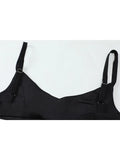 Women Casual Black Strap Vest And Blouse High Waist Short Sleeve Dress 2023 Summer Chic Fashion Korean Two Piece Dress
