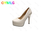 high heels women stiletto princess waterproof platform nightclub super high heel single shoes black women's