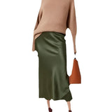 Waist Thin Long-Skinny Vinegar Slid Half Skirt 2025 New Bag Of Fish Tail A-Word