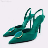 ZARZ Summer Sandals Women 2022 Luxury Brand New Cross Leather Fashion Square Toe High Heel Muller Sandals Slippers Woman