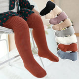 Baby tights new solid color children's pantyhose autumn winter thick warm tight cotton girls boy tight for kid