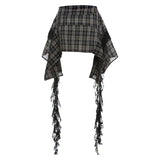 Summer New Women's Retro Port Style Splicing Irregular Design Body