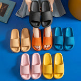 Thick Platform Slippers Summer Beach Eva Soft Sole Slide Sandals Leisure Men Ladies Indoor Bathroom Anti-slip