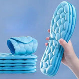 Deodorant Insole Shoe Pads Palmilha 3D Foot Acupressure Insole Men Women Soft Breathable Sports Cushion
